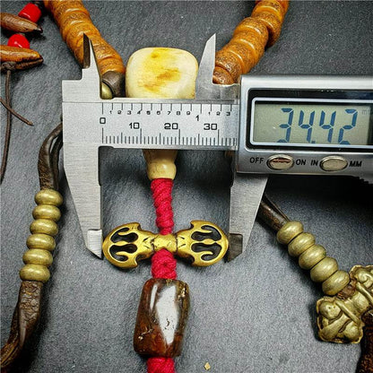 Old Kapala Skull Bone Mala - Gandhanra-ART