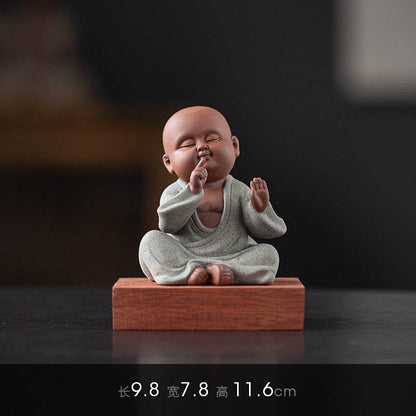 Purple Sand Meditation Buddha Statues - Gandhanra-ART