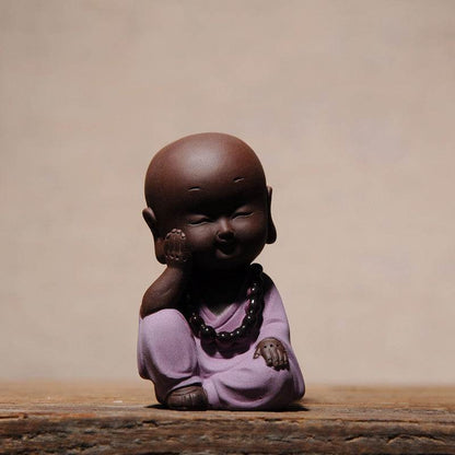 Purple Sand Meditation Buddha Statues - Gandhanra-ART