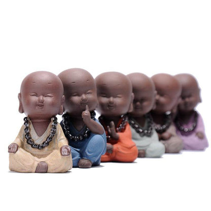 Purple Sand Meditation Buddha Statues - Gandhanra-ART