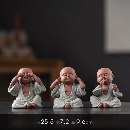 Purple Sand Meditation Buddha Statues - Gandhanra-ART