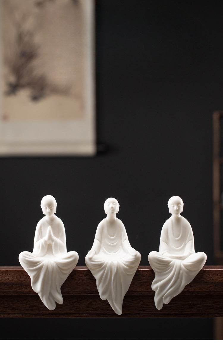 White Porcelain Buddha Statue - Gandhanra-ART