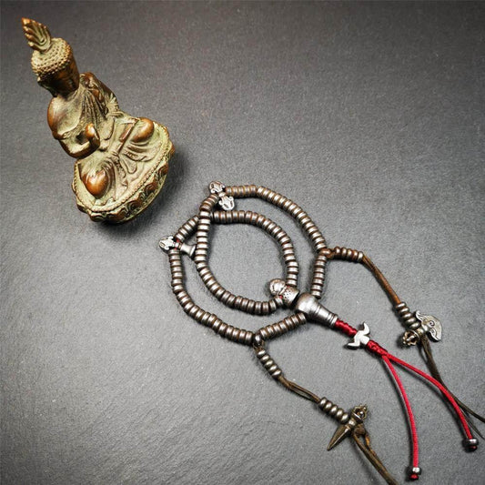 0.2" Cold Iron Mala,15" - Gandhanra-ART