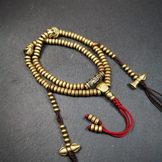 0.2" Lima Brass Mala,15" - Gandhanra-ART