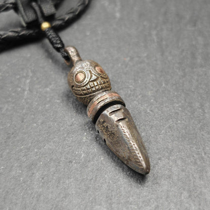 Skull Citipati Phurba Amulet,Kila,Kilaka Pendant - Gandhanra-ART