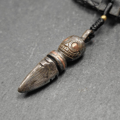 Skull Citipati Phurba Amulet,Kila,Kilaka Pendant - Gandhanra-ART