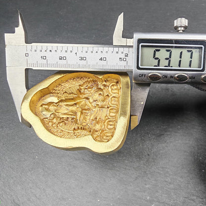 Simhanada Avakokitesvara Tsa Tsa Mold, Seng Ge Dra | 4.5cm Gandhanra-ART