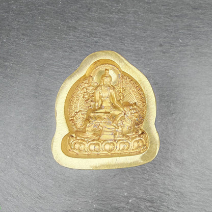 Simhanada Avakokitesvara Tsa Tsa Mold, Seng Ge Dra | 4.5cm Gandhanra-ART