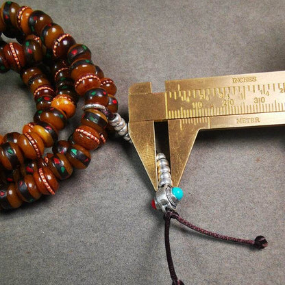 8mm Yak Bone Mala,68cm - Gandhanra-ART