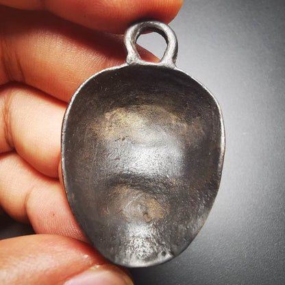 Skull Sītavana Amulet,Smasana Adhipati Pendant,Made of Thokcha - Gandhanra-ART
