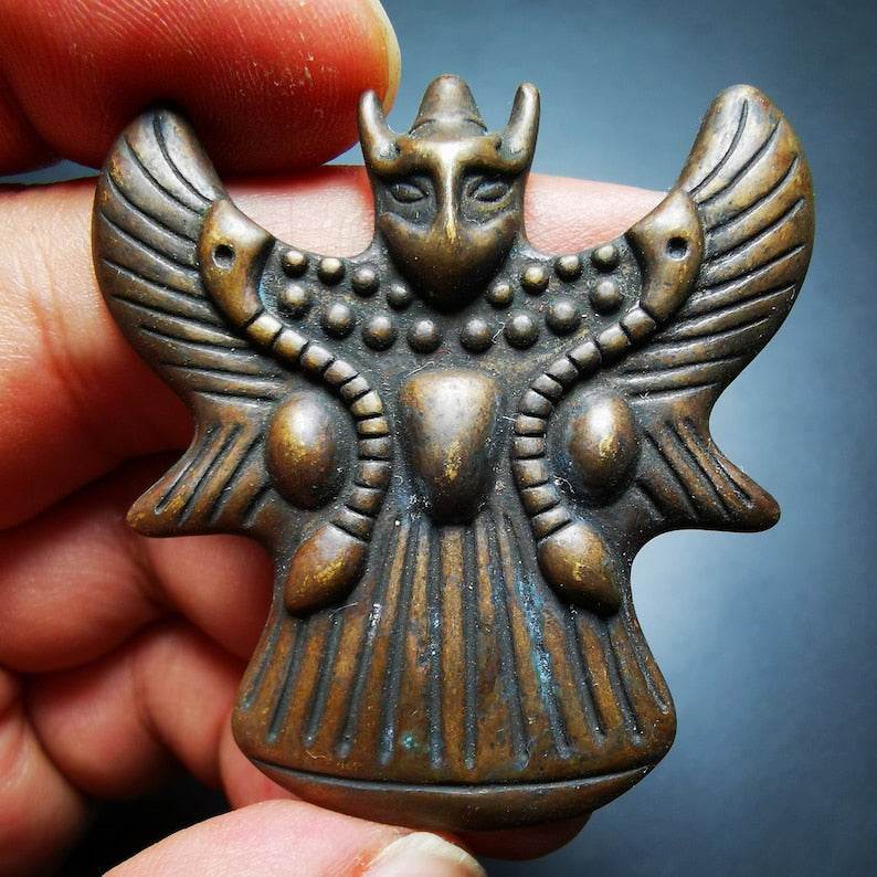 Buddhist Amulet,Garuda,Golden-winged Bird Pendant - Gandhanra-ART