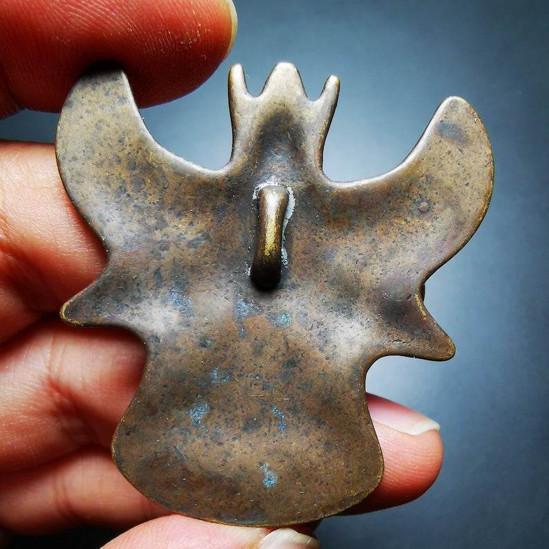 Buddhist Amulet,Garuda,Golden-winged Bird Pendant - Gandhanra-ART