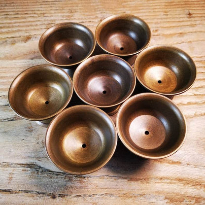 Offering Butter Lamps,1 Set of 7 Lamps - Gandhanra-ART