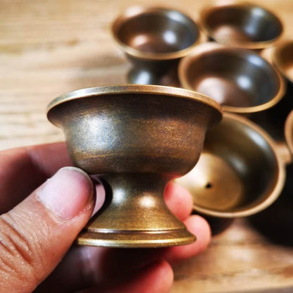 Offering Butter Lamps,1 Set of 7 Lamps - Gandhanra-ART