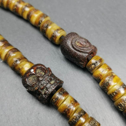 Kapala Bone Skull Bead - Gandhanra-ART