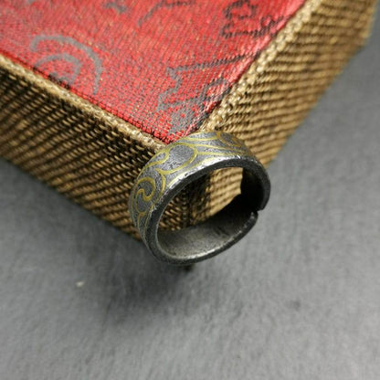 Tibetan Ring | Adjustable US Size 10 - Gandhanra-ART