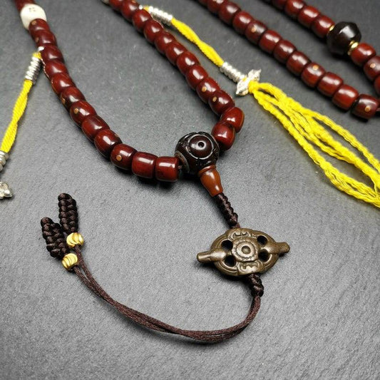 8mm 108 Mala Necklace,Prayer Beads - Gandhanra-ART