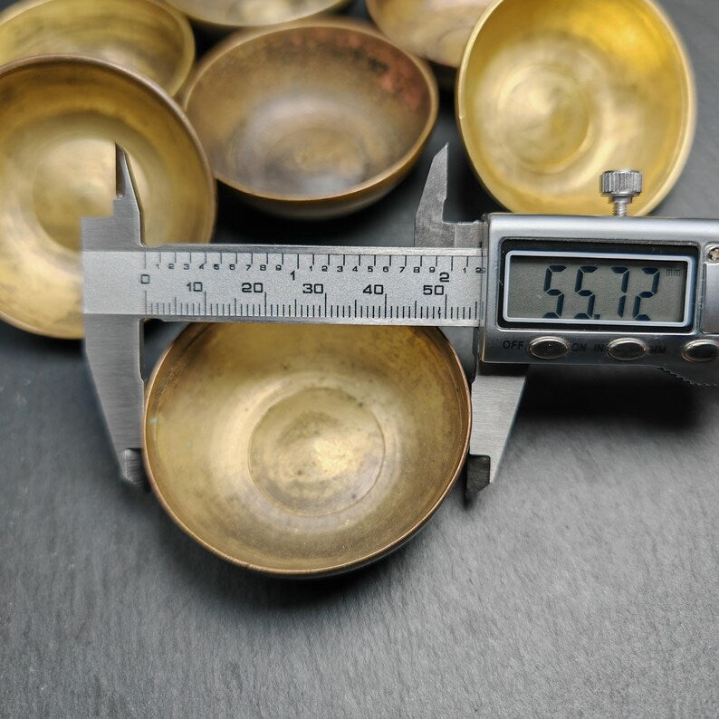 Water Offering Bowls 2.4" × 0.8" Gandhanra-ART