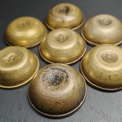 Water Offering Bowls 2.4" × 0.8" Gandhanra-ART