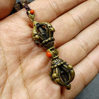 Vajra Dorje Amulet - 2.0 Inches - Gandhanra-ART