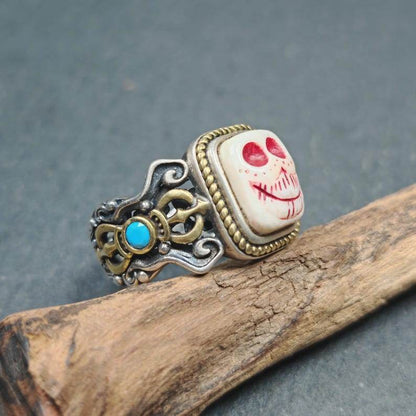 Silver Ring | Ivo Citipati Skull Master Ring - Gandhanra-ART