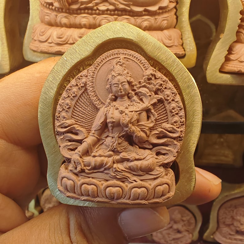 White Tara Tsa Tsa Mold | 4cm Gandhanra-ART