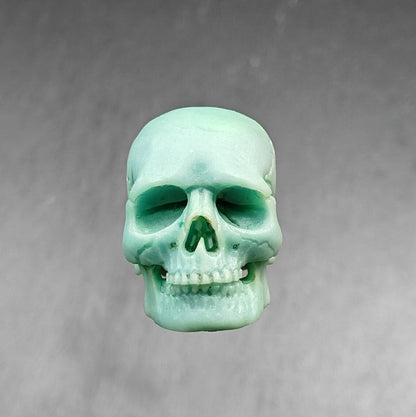 Authentic Turquoise Citipati Skull Bead,15*13*11mm Gandhanra-ART