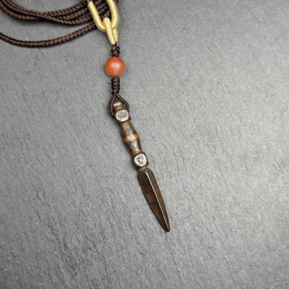 Old Tibetan Phurba Amulet,Kila - Dorje Phurba,40 Years Old Gandhanra-ART