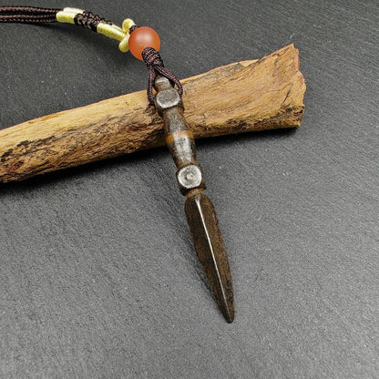 Old Tibetan Phurba Amulet,Kila - Dorje Phurba,40 Years Old Gandhanra-ART