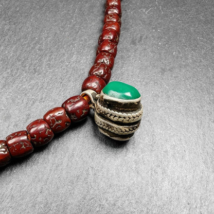 Turquoise Counter Clip | Sterling Silver Bhum Clip for Mala | 17*11mm Gandhanra-ART