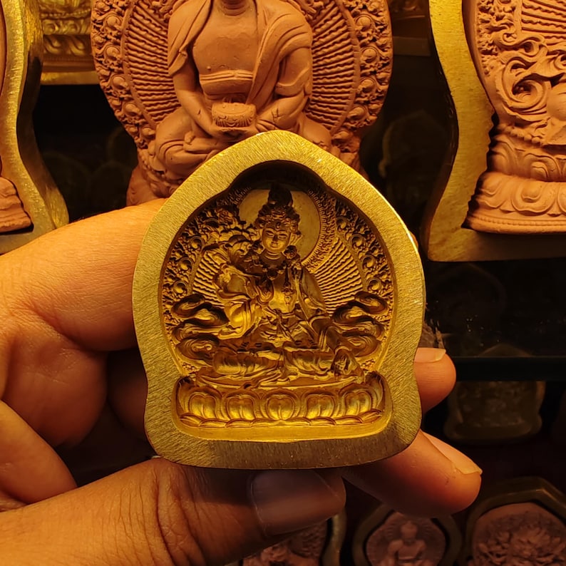 White Tara Tsa Tsa Mold | 4cm Gandhanra-ART