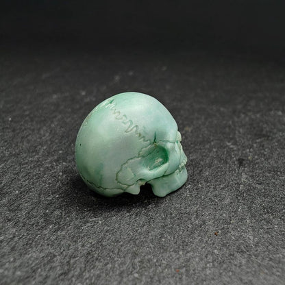 Authentic Turquoise Citipati Skull Bead,15*13*11mm Gandhanra-ART