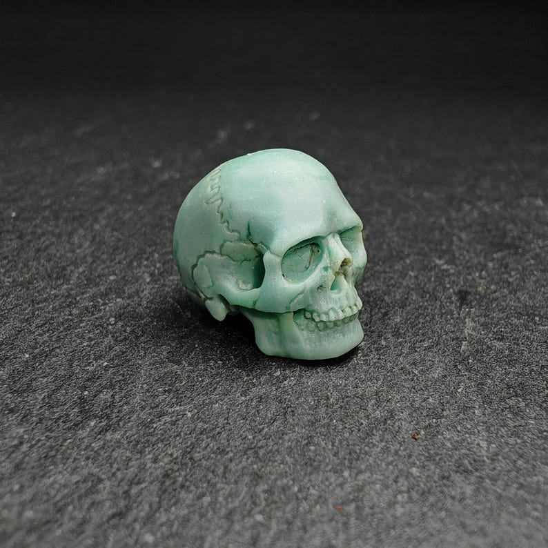 Authentic Turquoise Citipati Skull Bead,15*13*11mm Gandhanra-ART