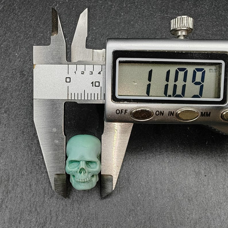 Authentic Turquoise Citipati Skull Bead,15*13*11mm Gandhanra-ART