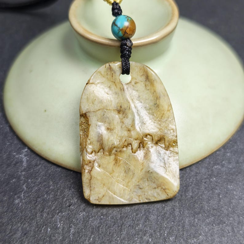 Original Kapala Amulet - Gandhanra Old Tibetan Protective Charm - 37mm × 25mm - Decades Old Gandhanra-ART