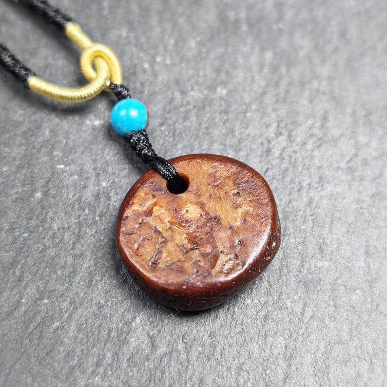 Antique Triangle Kapala Amulet 44mm × 33mm - Decades Old Gandhanra-ART