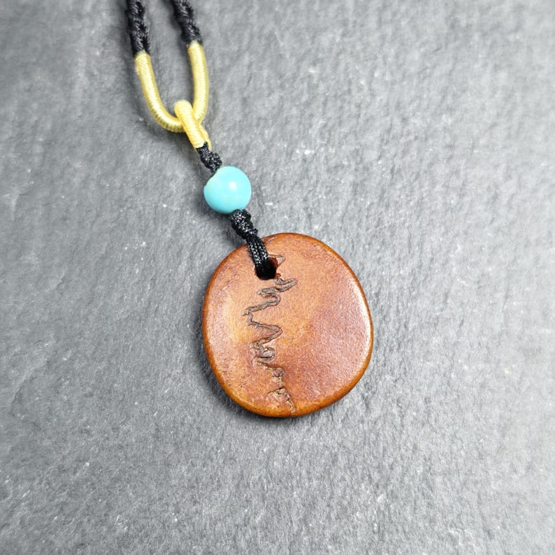 Antique Kapala Amulet - Gandhanra Old Tibetan Protective Charm - 24mm - Decades Old Gandhanra-ART