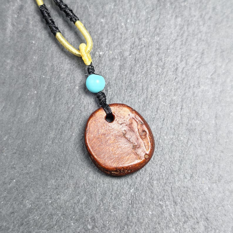 Antique Kapala Amulet - Gandhanra Old Tibetan Protective Charm - 24mm - Decades Old Gandhanra-ART