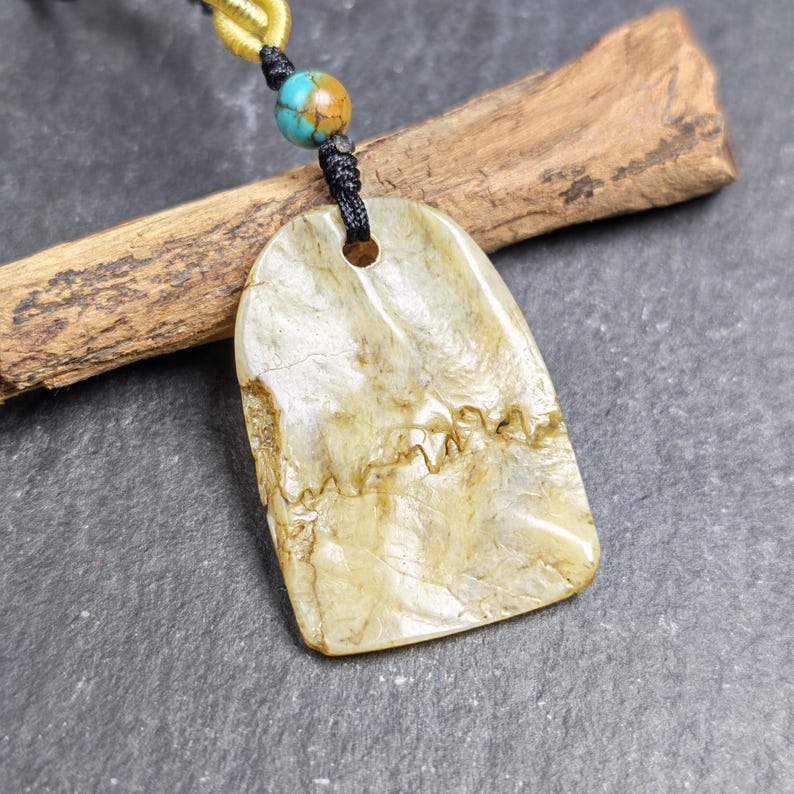 Original Kapala Amulet - Gandhanra Old Tibetan Protective Charm - 37mm × 25mm - Decades Old Gandhanra-ART