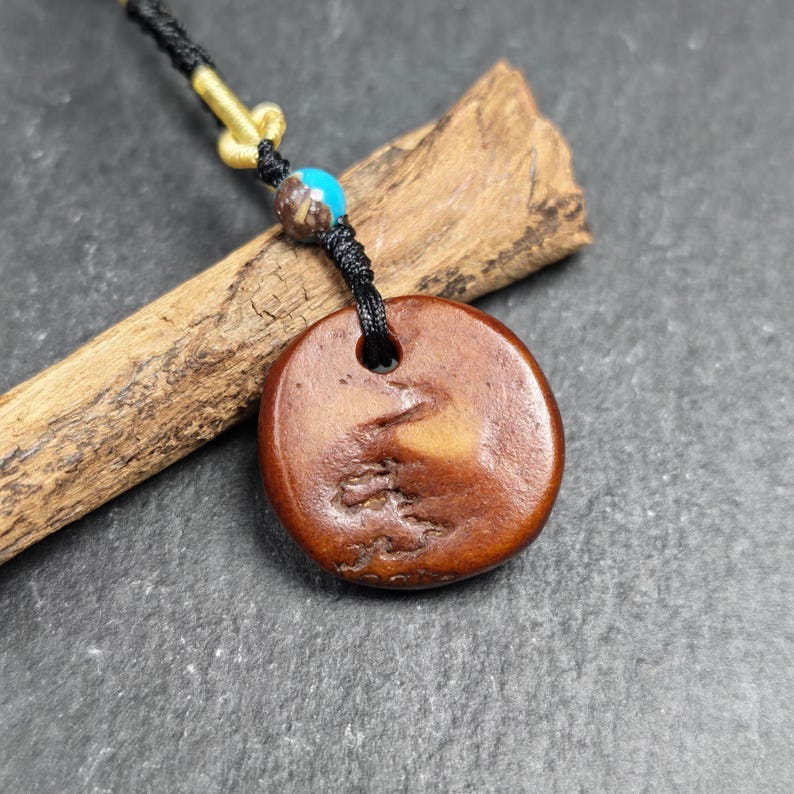 Antique Triangle Kapala Amulet 44mm × 33mm - Decades Old Gandhanra-ART
