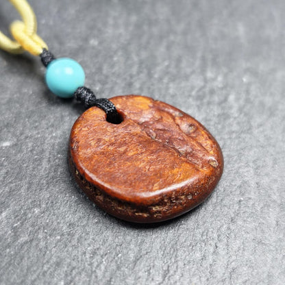 Antique Kapala Amulet - Gandhanra Old Tibetan Protective Charm - 24mm - Decades Old Gandhanra-ART