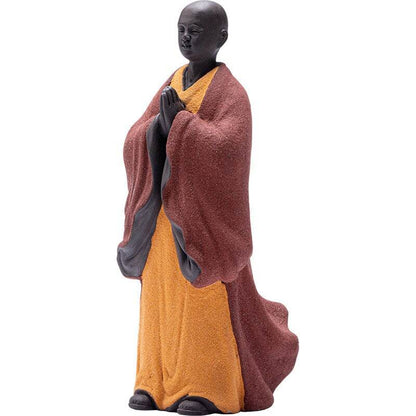 Purple Sand Mdeitation Buddha Statues - Gandhanra-ART