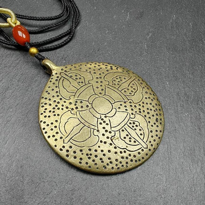Buddhist Amulet,Melong SIPAHO,Mandala Flower Pattern - Gandhanra-ART