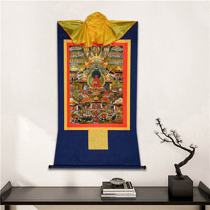 Elysium of Buddhism,Sukhavati - Gandhanra-ART