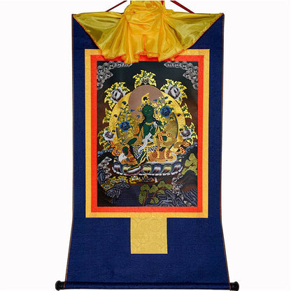 Green Tara - in Black Style - Gandhanra-ART