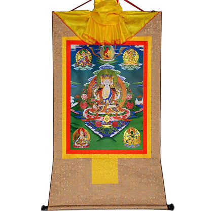 Usnisa Vijaya and 5 Healing Buddhas - Gandhanra-ART