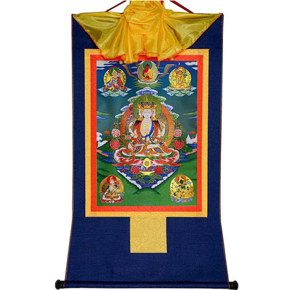 Usnisa Vijaya and 5 Healing Buddhas - Gandhanra-ART