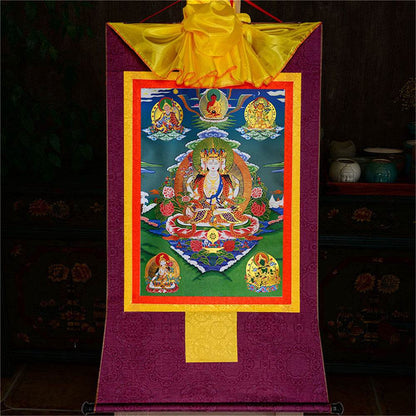 Usnisa Vijaya and 5 Healing Buddhas - Gandhanra-ART