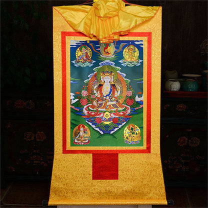Usnisa Vijaya and 5 Healing Buddhas - Gandhanra-ART
