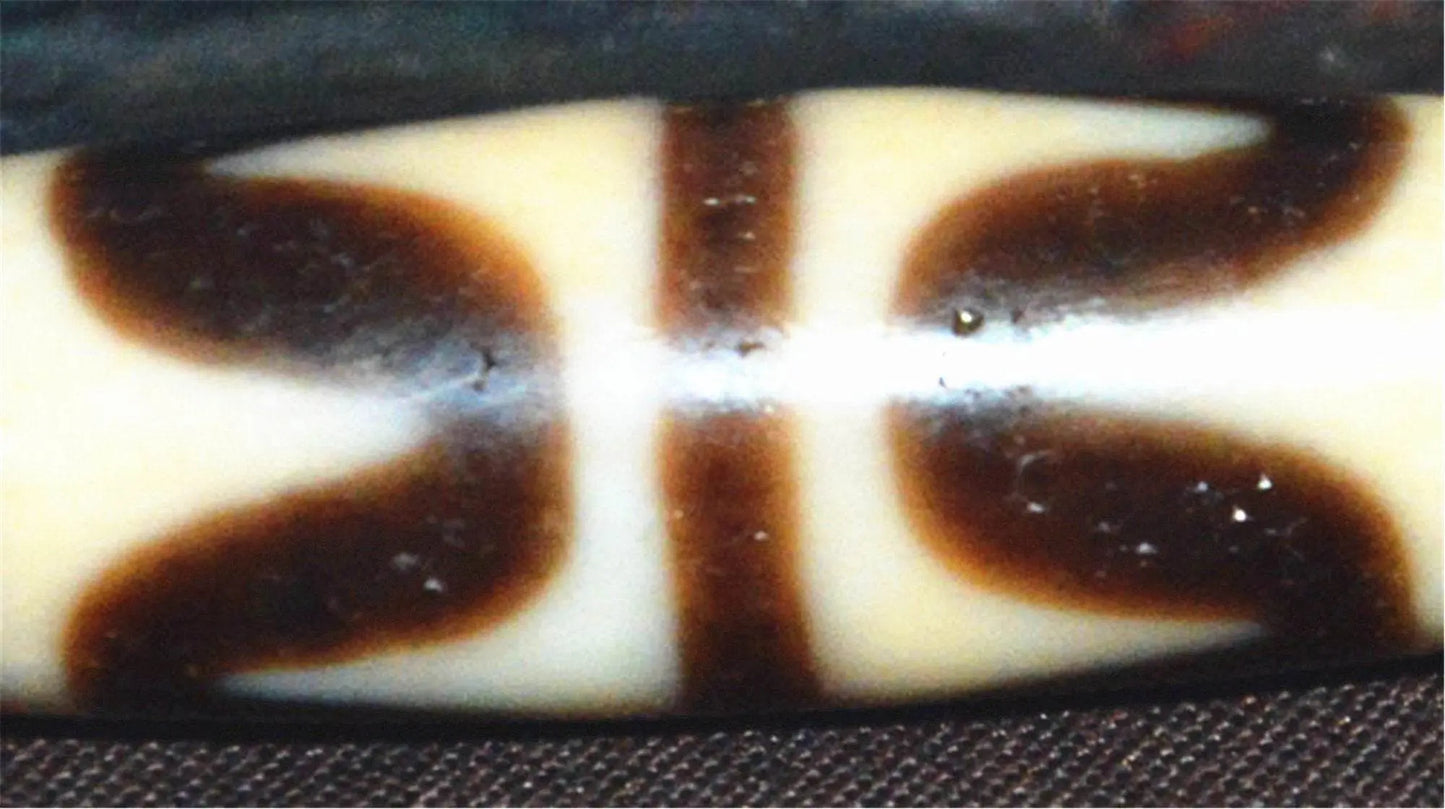 Tiger Tooth Tasso Dzi Bead - Gandhanra-ART